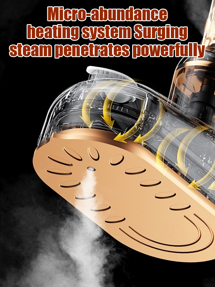 🔥 It functions as a garment steamer, iron, dust mite remover, dryer, and fabric press.