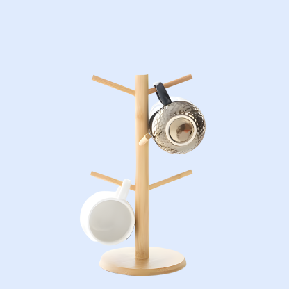 Tea cup glass rack drain hanger