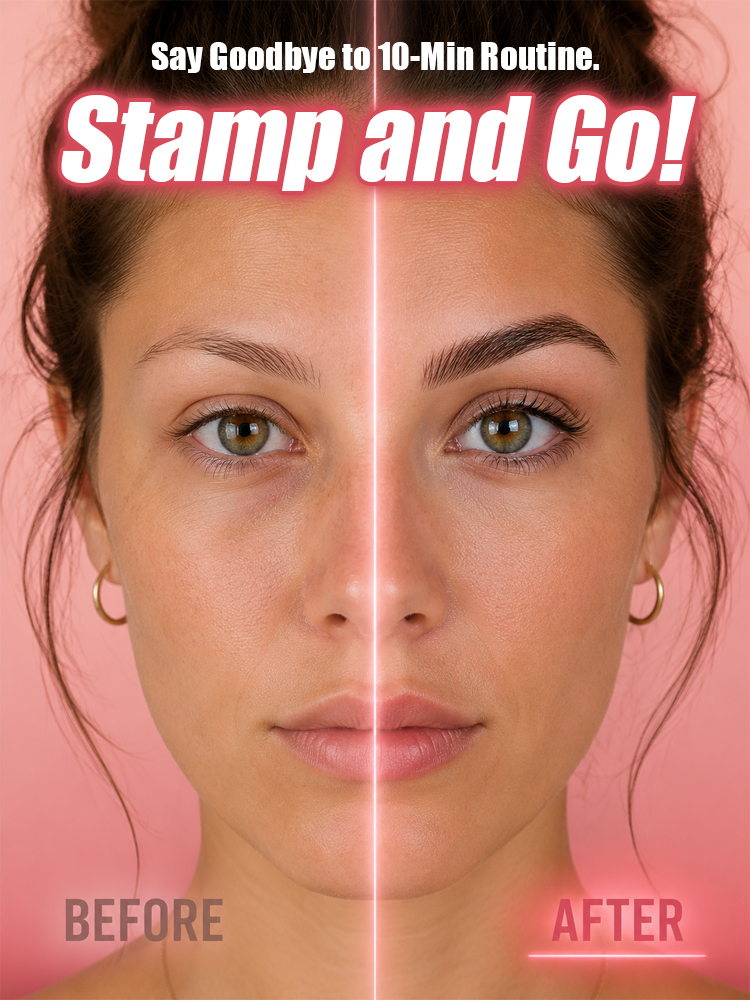 👀 Just one gentle press every morning—say goodbye to eyebrow-drawing hassles! ♪ 😘 Expertly crafted by a specialized brow studio, the wildly popular [3-Second Eyebrow Stamp Powder] has finally arrived! Achieve your ideal brow shape in just one second—eve