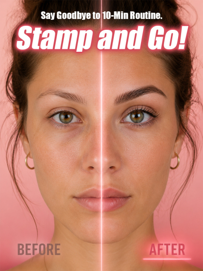 👀 Just one gentle press every morning—say goodbye to eyebrow-drawing hassles! ♪ 😘 Expertly crafted by a specialized brow studio, the wildly popular [3-Second Eyebrow Stamp Powder] has finally arrived! Achieve your ideal brow shape in just one second—eve