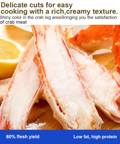 【Hokkaido Selection】King Crab Whole Leg Meat，Cooked and frozen to lock in the freshness of the meat