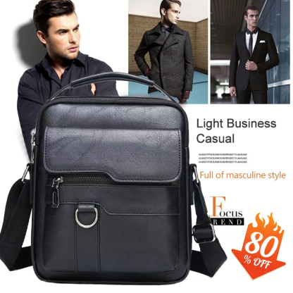 Top layer cowhide shoulder bag