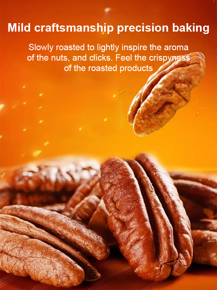 🌰 Premium Shelled Pecan Kernels – The Perfect Blend of Health and Deliciousness! 😋