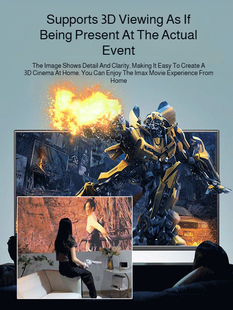 ⚪️Daytime Cinema Anti-Glare Screen, Clear Visibility Even with Lights On✨