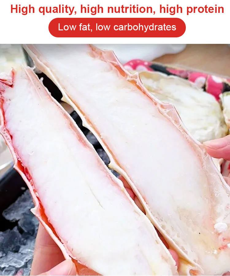 【Hokkaido Selection】King Crab Whole Leg Meat，Cooked and frozen to lock in the freshness of the meat