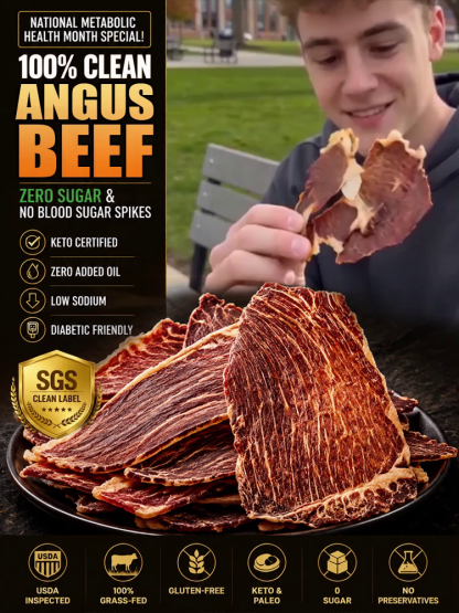 We’ve created a steak crisp that’s thinner than paper and crunchier than your favourite pub crisps but made entirely from 100 percent premium Australian Angus beef.