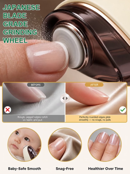 Stop using traditional metal nail clippers! 🛑 They cause splits, flying debris, and accidental cuts.