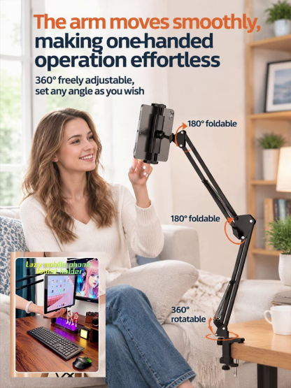 Multi-Functional Adjustable Lazy Phone & Tablet Stand