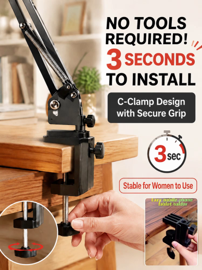 Multi-Functional Adjustable Lazy Phone & Tablet Stand
