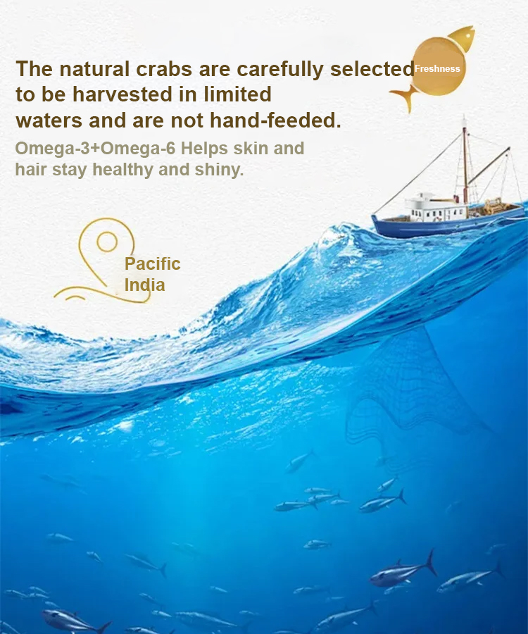 【Hokkaido Selection】King Crab Whole Leg Meat，Cooked and frozen to lock in the freshness of the meat