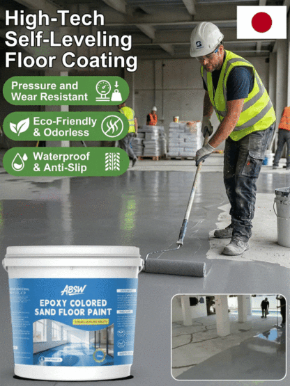 Wear-Resistant Non-Slip Self-Leveling Solvent-Based Epoxy Floor Paint