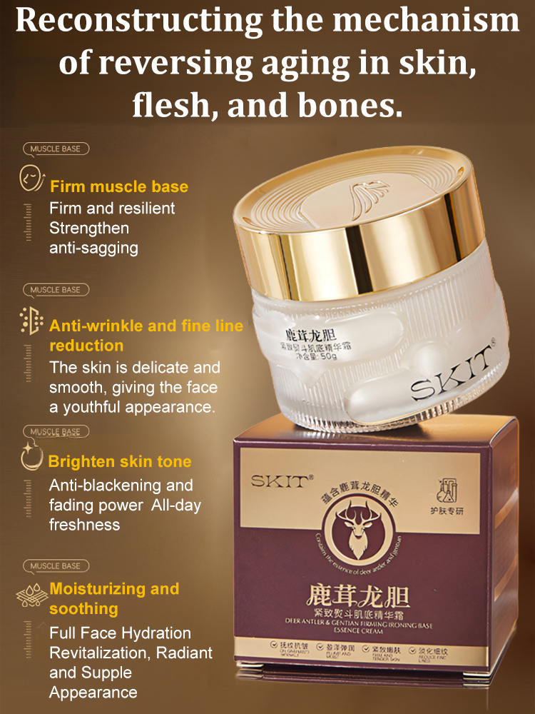 Reindeer Antler Gentian Firming Iron Muscle Base Essence Cream