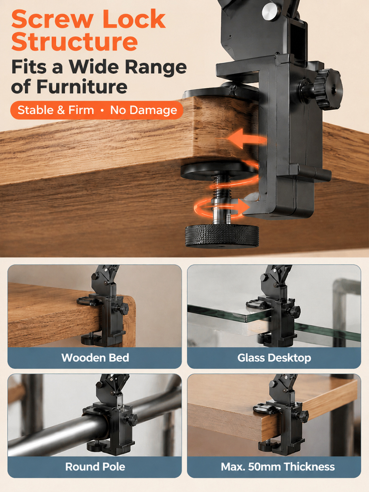 Multi-Functional Adjustable Lazy Phone & Tablet Stand