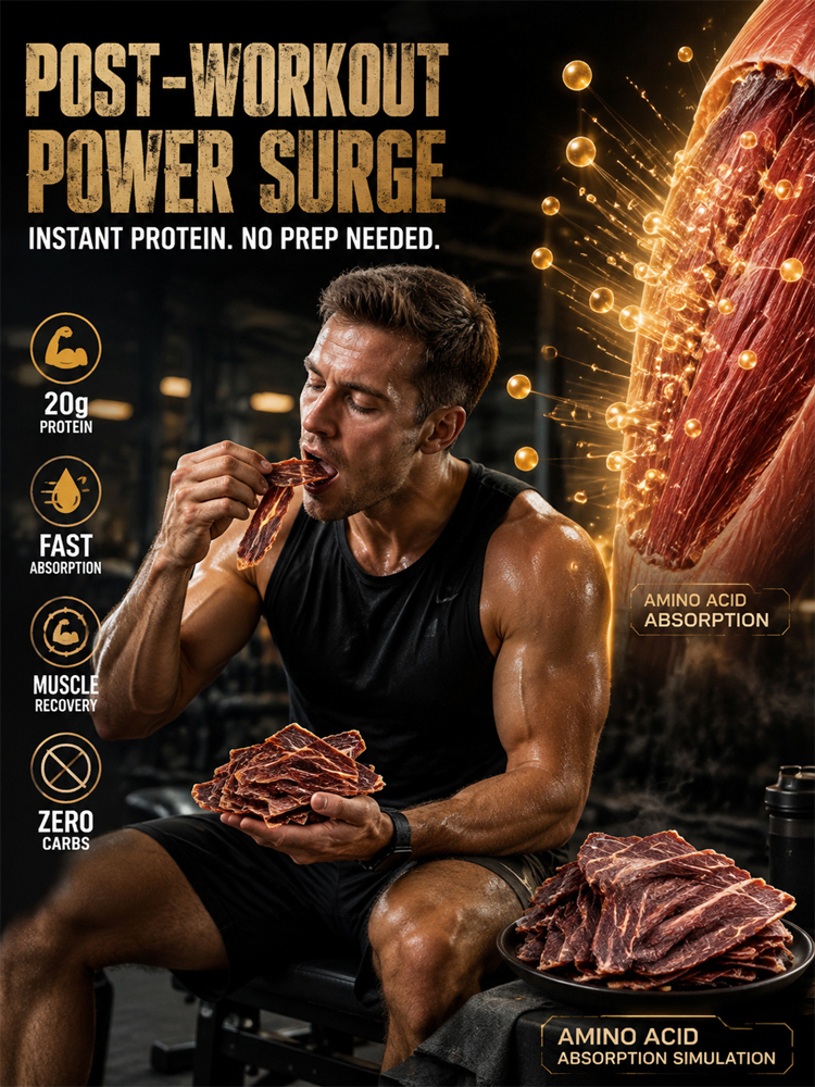 We’ve created a steak crisp that’s thinner than paper and crunchier than your favourite pub crisps but made entirely from 100 percent premium Australian Angus beef.