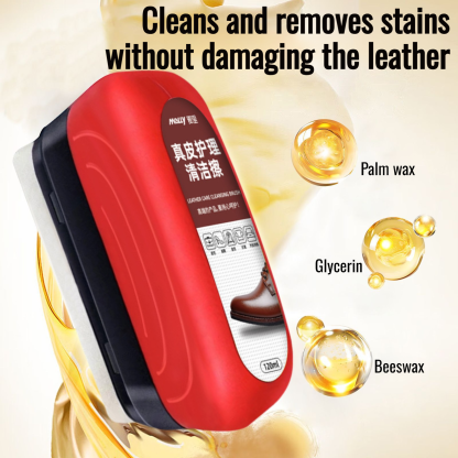 🧥👞 2-in-1 Leather Cleaner and Conditioner: Cleans + conditions in one step, say goodbye to dryness and stiffness! 🔥