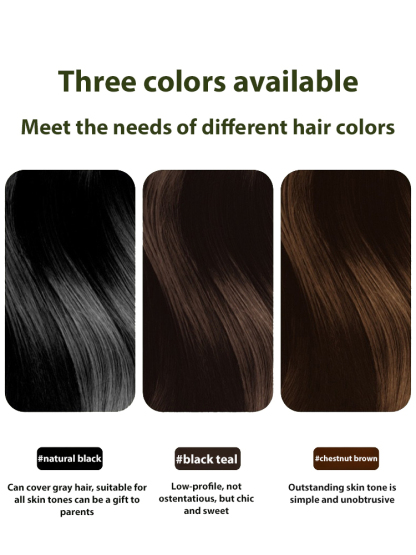  ✨ Simply brush to color, cover white hair wherever you need ✨ Special film-forming technology ensures no fading