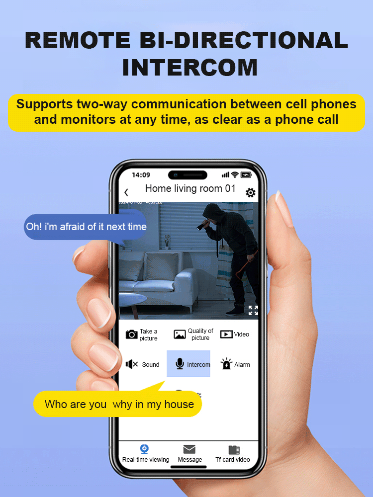 HD wifi/4G smart surveillance camera