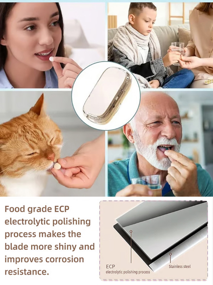 It can split pills into halves or even quarters, if you’ve got seniors at home, this is a must-have. 