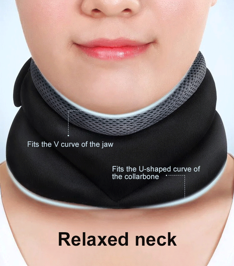 Three-stage adjustable neck brace to stop snoring