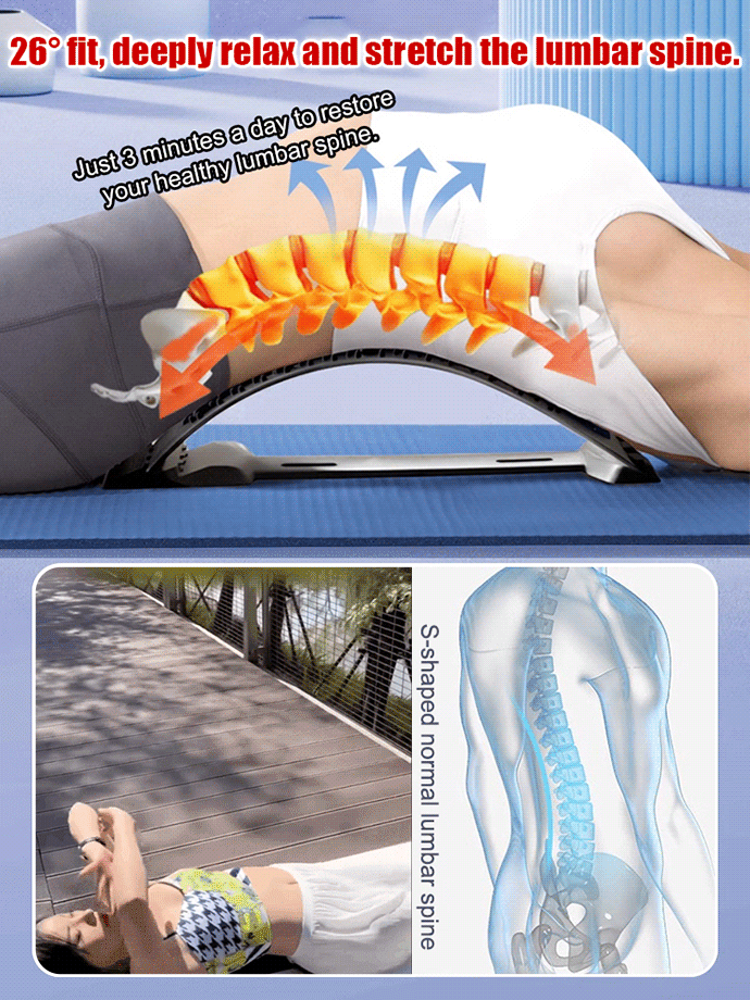 🌟 BACK PAIN IS NOT INEVITABLE, TAKE BACK CONTROL IN A GENTLE WAY. 🌟 BACK STRETCHER WITH MAGNETIC THERAPY AND ACUPRESSURE – Because every day deserves to be lived without this persistent discomfort. 