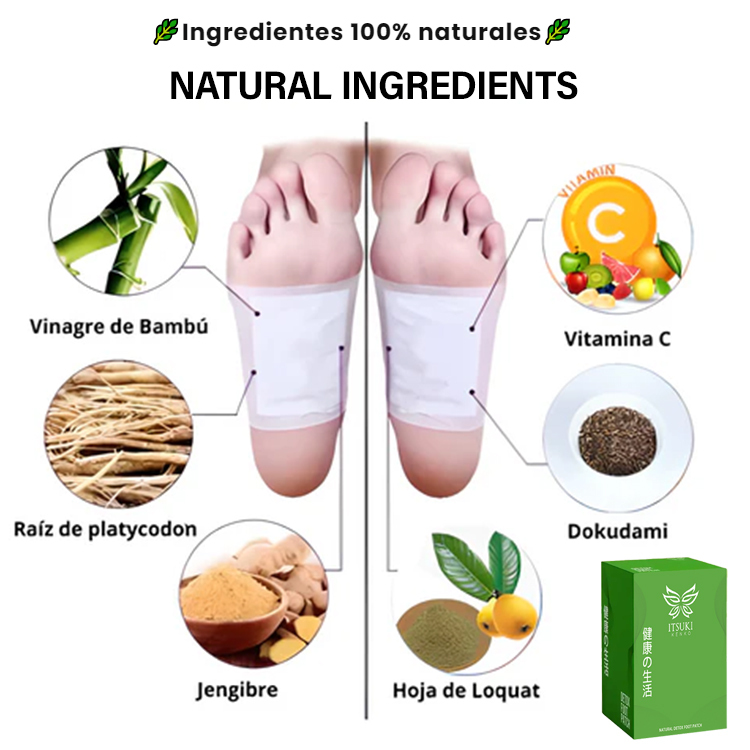 Natural Sugar Reducing and Detoxifying Foot Patch