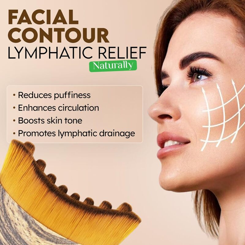 🚨【WARNING】Say Goodbye to $2000 Beauty Treatments! Just 3 minutes a day, and this amazing massage brush can instantly transform a puffy face into a V-shaped face! ✨