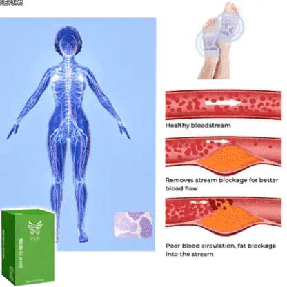 Natural Sugar Reducing and Detoxifying Foot Patch