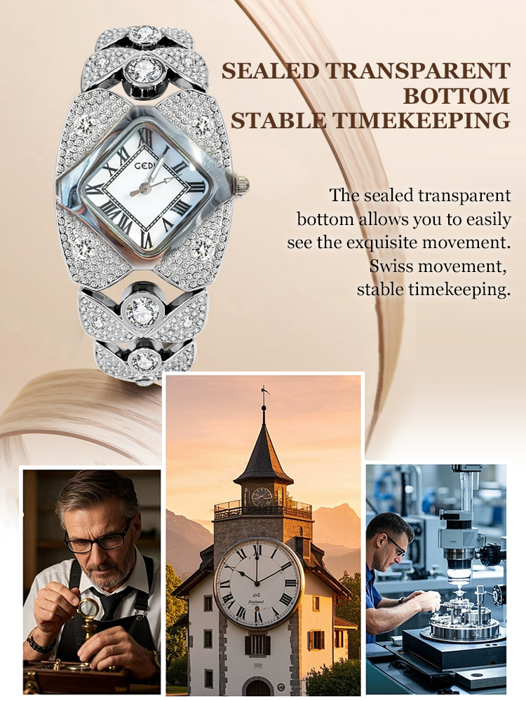 Luxury Full Diamond Ladies Watch | 50% Off Today 💎