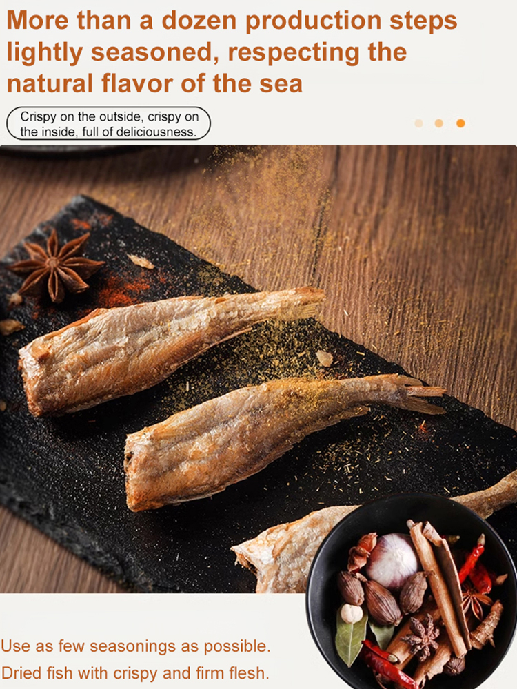 💪 High-Protein & Omega-3 Rich: Superior nutrition for a healthier you. 😋 Irresistible Crunch: Even tiny fish bones are transformed into crunchy magic!