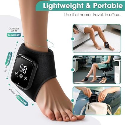 🔥👣 Say Goodbye to Ankle Pain with Our Heated Ankle Massager! 👣🔥