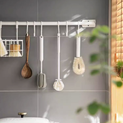 Three in one long handled cleaning cup brush