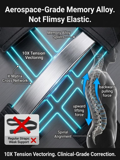 Anti hunchback correction strap