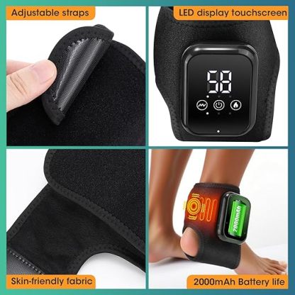 🔥👣 Say Goodbye to Ankle Pain with Our Heated Ankle Massager! 👣🔥