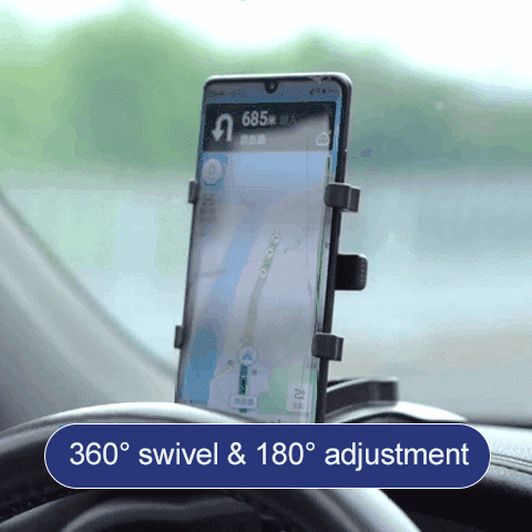 🚗360-degree rotation, non-slip design. Suitable for dashboards, mirrors, and sun visors.