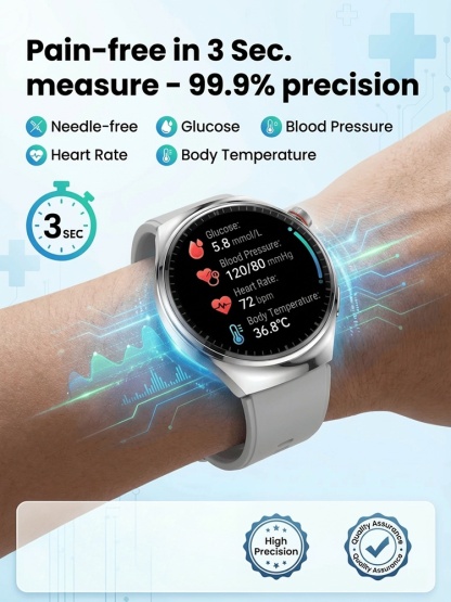 High-definition large-screen smart monitoring watch