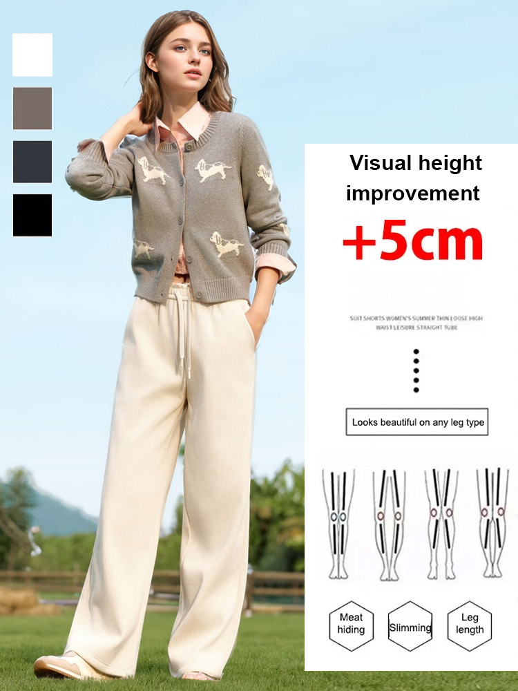 ✅Fleece Wide-Leg Pants: A Blizzard Essential! Three consecutive years as the sales champion, with a cumulative sales volume of 120,000 pairs!