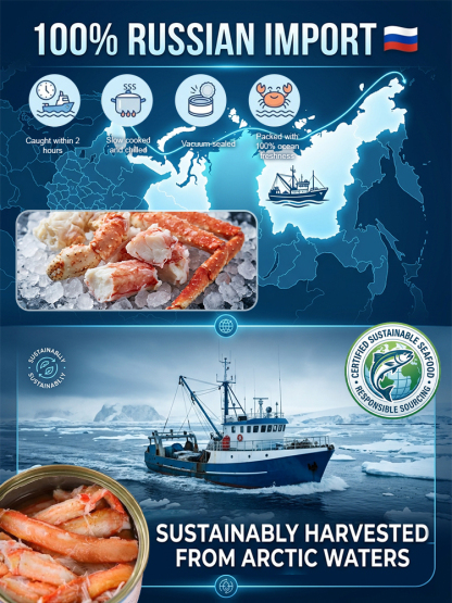 ✅ Ready to eat straight from the can, with a rich, natural crab flavor, easily transforming into a gourmet dish! 👏 Authentic imported product, a must-have for crab lovers! 👏 Click to order and let the aroma of crab fill your table!