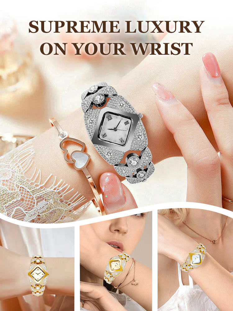 Luxury Full Diamond Ladies Watch | 50% Off Today 💎