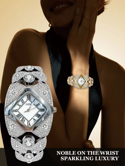 Luxury Full Diamond Ladies Watch | 50% Off Today 💎