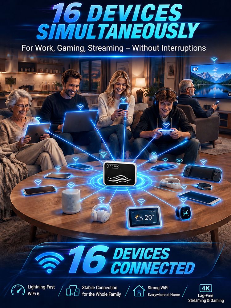 Travel Visa-Free Portable WiFi, No More Roaming Fees! Fast Internet in 30 Seconds!