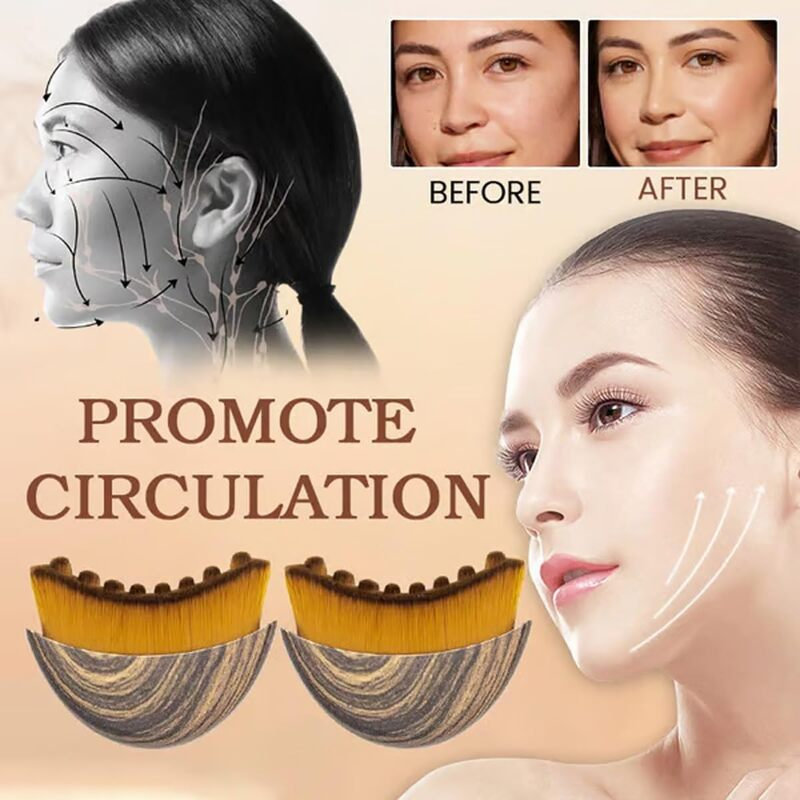 🚨【WARNING】Say Goodbye to $2000 Beauty Treatments! Just 3 minutes a day, and this amazing massage brush can instantly transform a puffy face into a V-shaped face! ✨