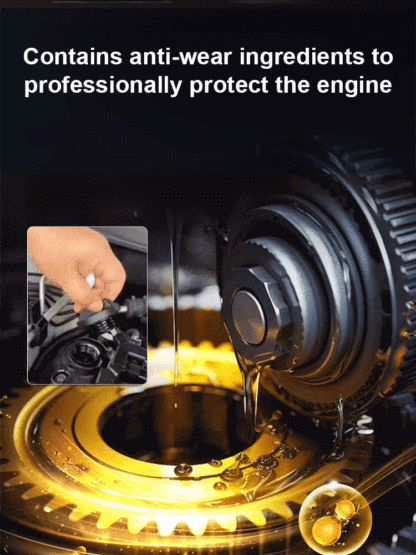 Engine anti-wear protectant 】  High-concentration nano-adsorption factors solve engine noise, vibration, and smoke issues all at once! A must-have for car maintenance!