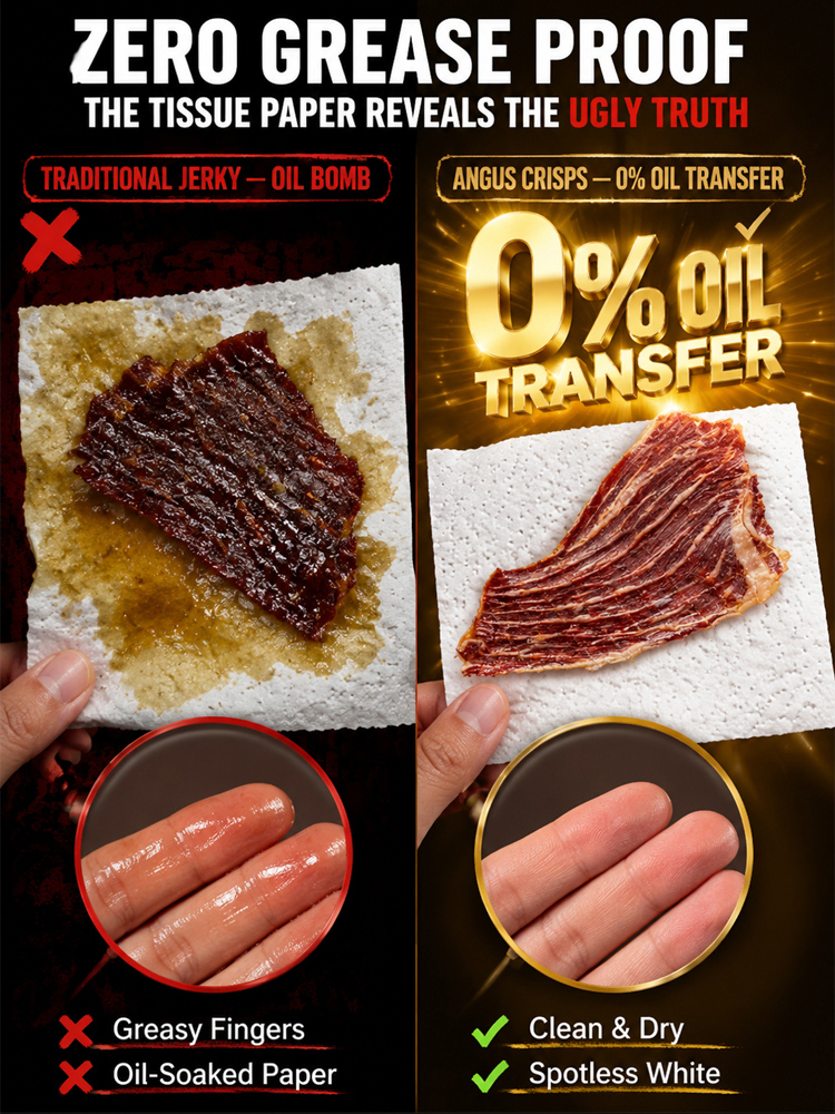 We’ve created a steak crisp that’s thinner than paper and crunchier than your favourite pub crisps but made entirely from 100 percent premium Australian Angus beef.
