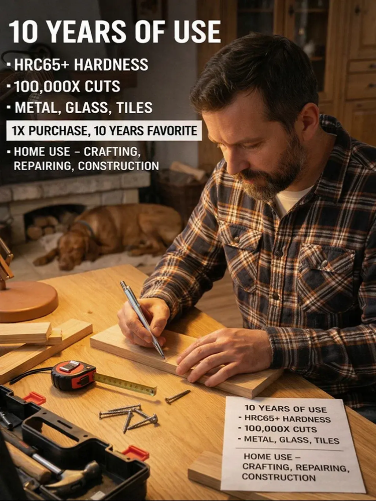 【A Ten-Year Use】Tungsten Steel Marking and Cutting Pen