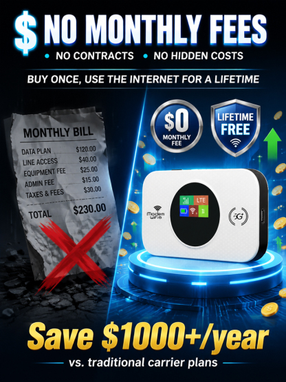 Say goodbye to dead zones, weak signals, and overpriced carrier contracts! 🛑💸📶