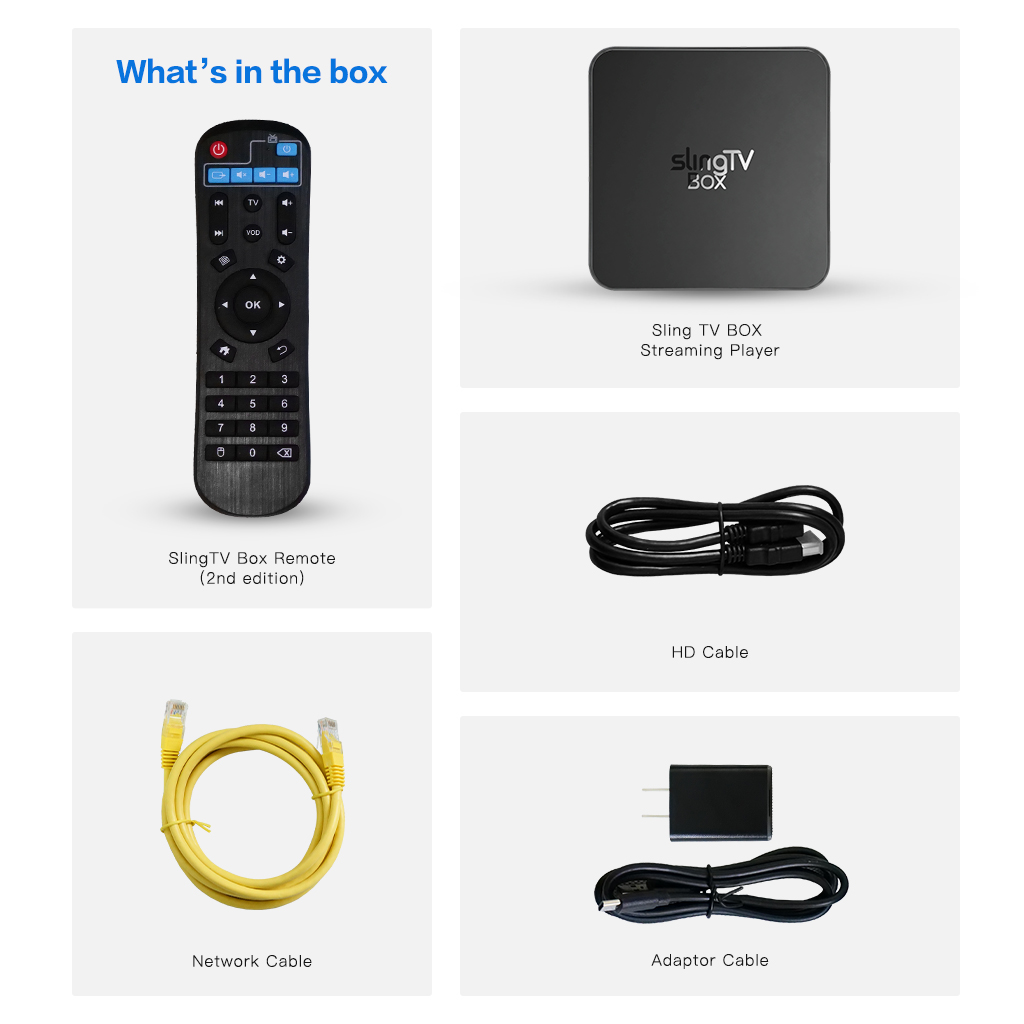 SlingTV Box S5 Max(Hot) - Includes Adult Channels