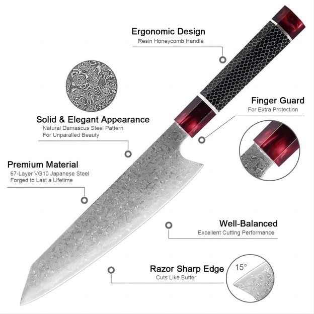 KIRITSUKE - VG10 HONEYCOMB KASUMI™