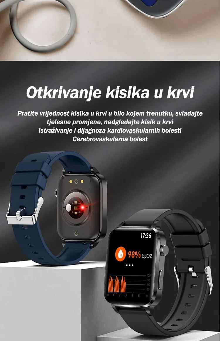 💫PHILIPS zdravstveni pametni sat – mjerenje šećera u krvi, krvnog tlaka i otkucaja srca, praćenje kolesterola i mokraćne kiseline 💫
