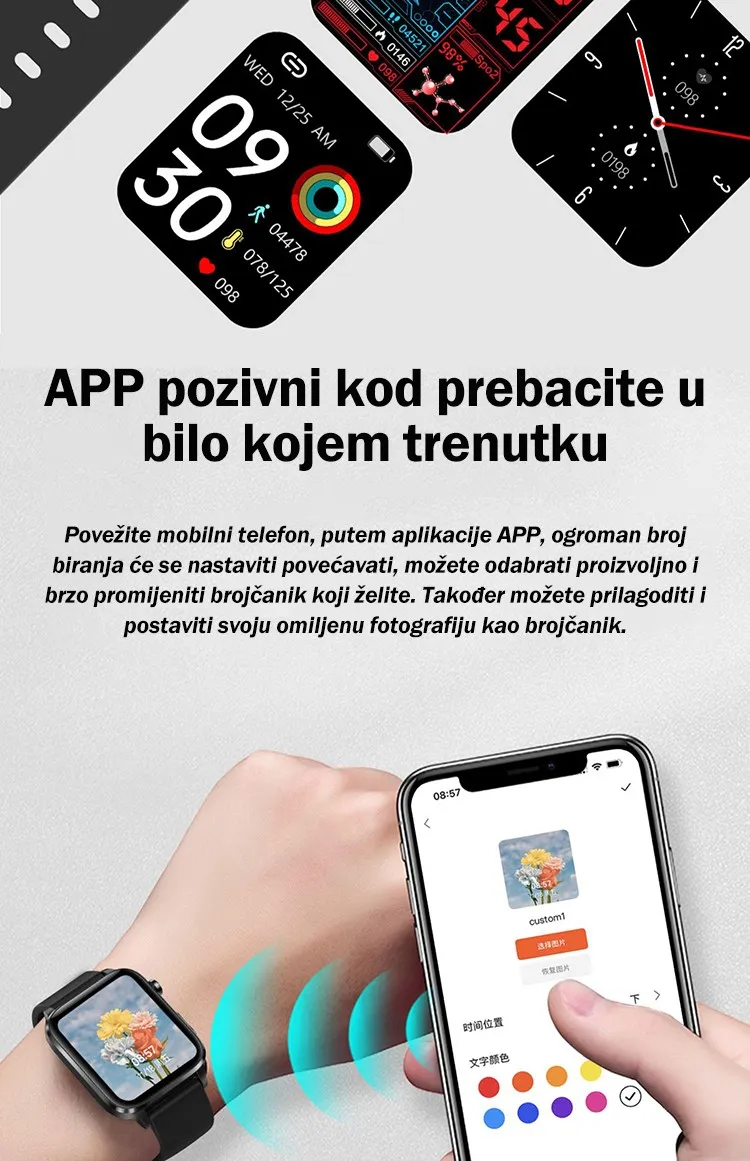 💫PHILIPS zdravstveni pametni sat – mjerenje šećera u krvi, krvnog tlaka i otkucaja srca, praćenje kolesterola i mokraćne kiseline 💫
