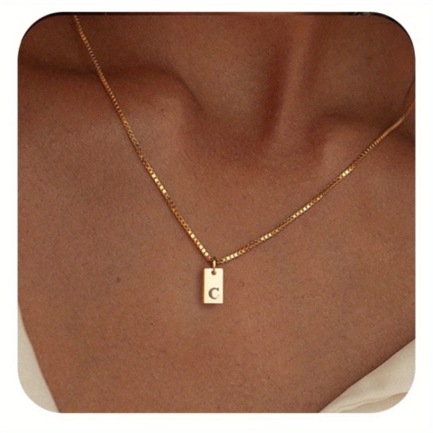 🎁 Productos calientes 2024 Gran oferta 🌟 Collar con letras isabelinas de Gucci en oro de 18 k 💫